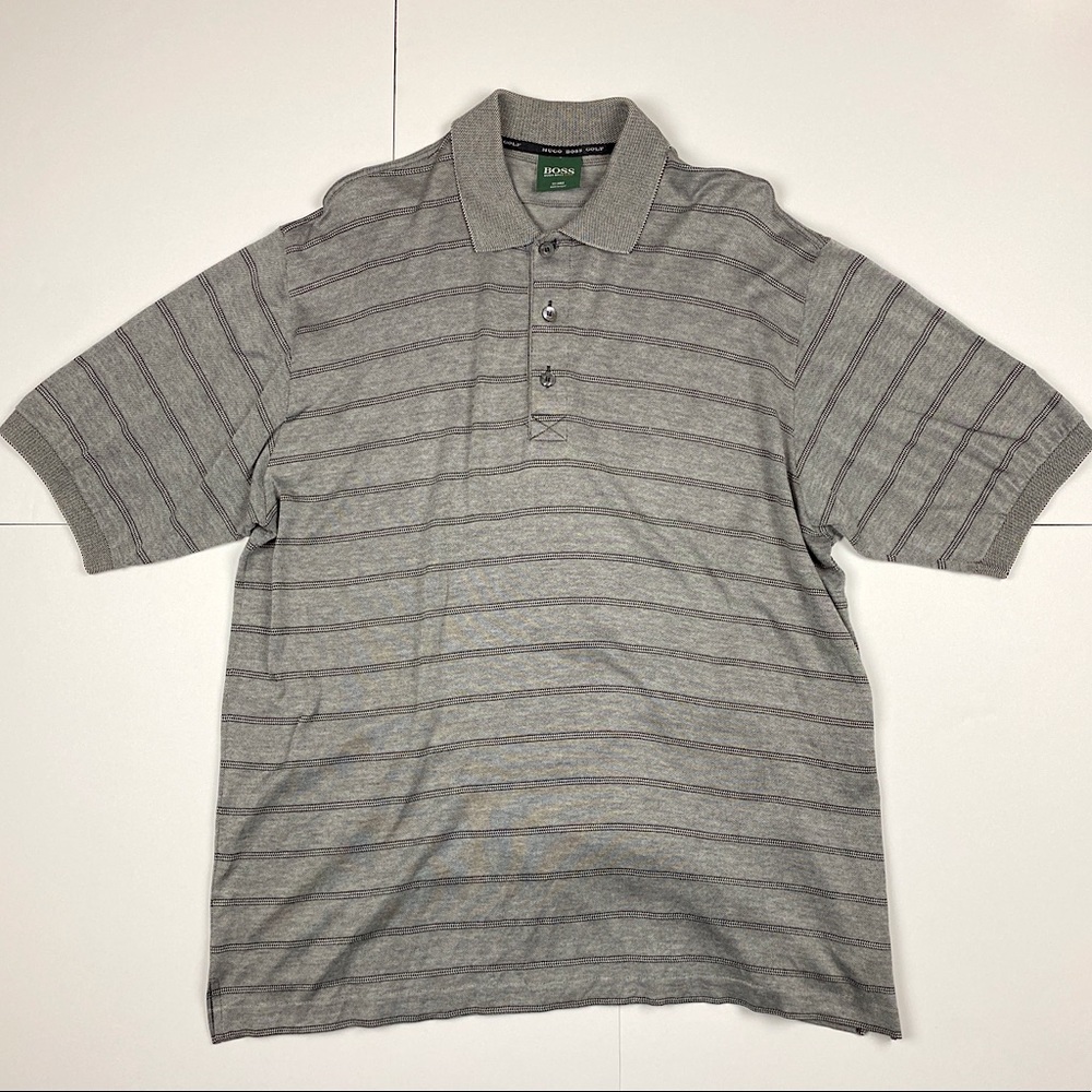 Hugo Boss Gold Short Sleeve Polo Shirt Size XXL